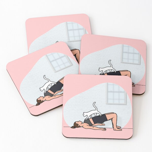 Item preview, YOGA WITH CAT designed and sold by Trio's Stuff.