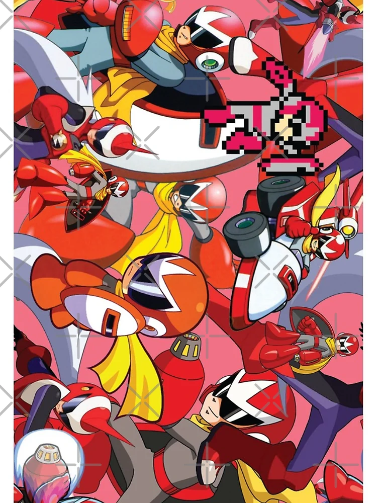 Thumbnail 5 of 5, iPhone Case, Protoman Collage - NO PROFIT FOR RENA designed and sold by RenaInnocenti.