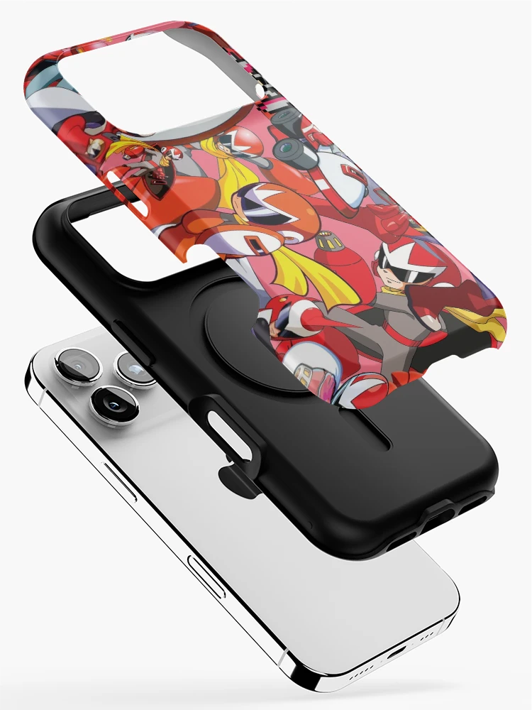 Thumbnail 2 of 4, iPhone Case, Protoman Collage - NO PROFIT FOR RENA designed and sold by RenaInnocenti.