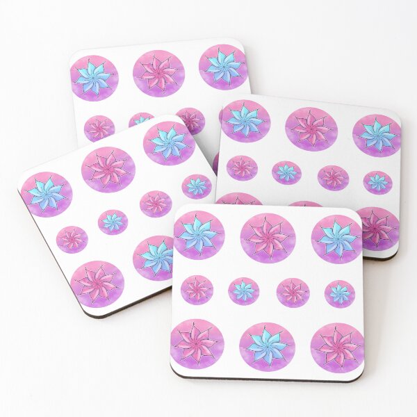 Item preview, Pink and blue flower designed and sold by Reion.