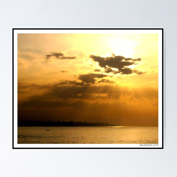 Sunset over Beirut! Poster