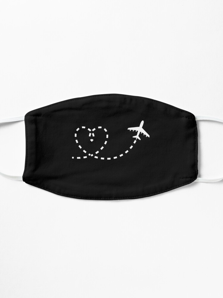 Alternate view of Airplane Mode on Funny Summer Traveling Mask
