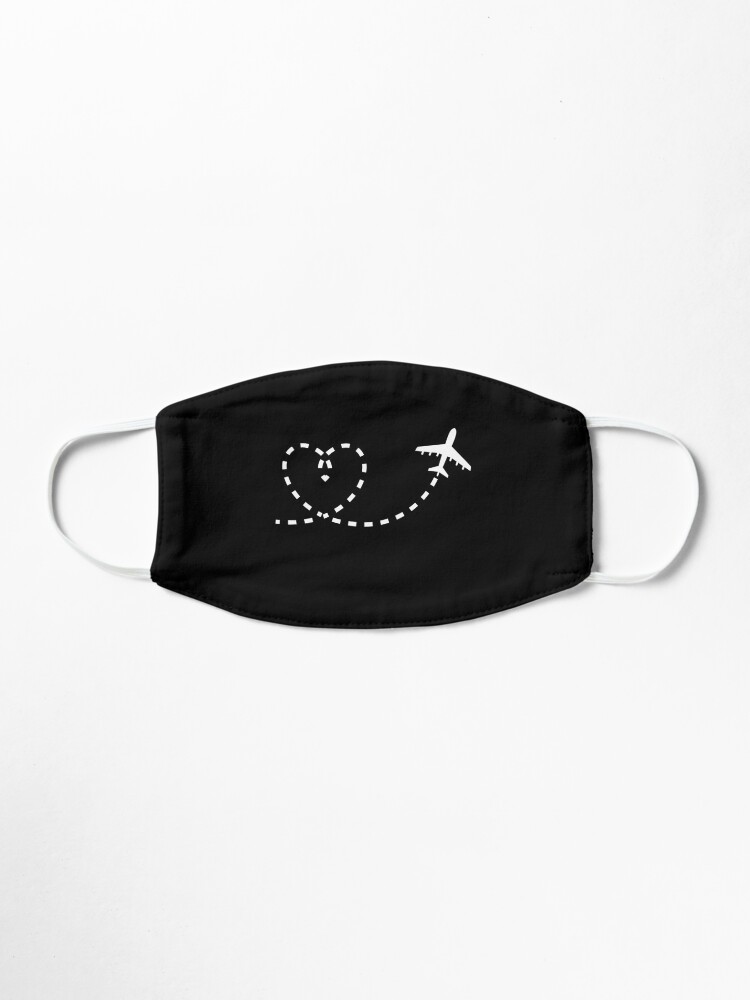 Alternate view of Airplane Mode on Funny Summer Traveling Mask