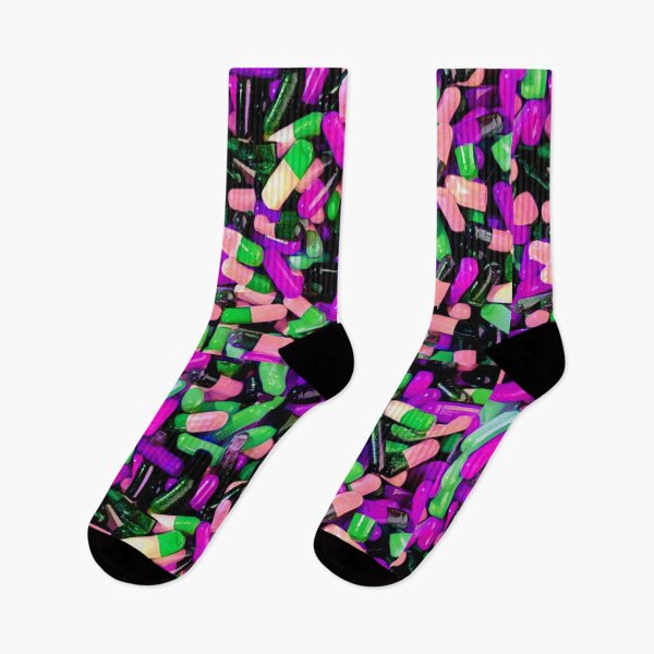 Item preview, Trippy Psychedelic pills repeated pattern gift idea for nurse designed and sold by conceptDVS.