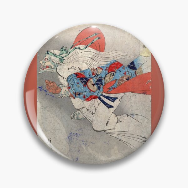 Item preview, Ibaraki - Yoshitoshi Taiso - 1880 - woodcut designed and sold by CrankyOldDude.