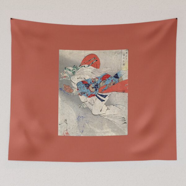Item preview, Ibaraki - Yoshitoshi Taiso - 1880 - woodcut designed and sold by CrankyOldDude.