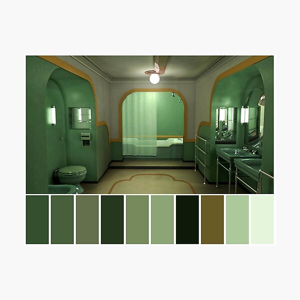 The Shining Color Pallet Photographic Print