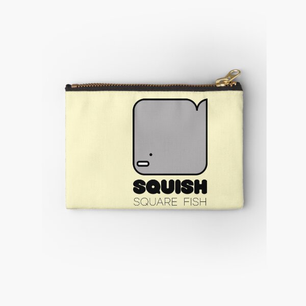Item preview, Fish Squish Square Fish Powder Yellow designed and sold by Quooki.