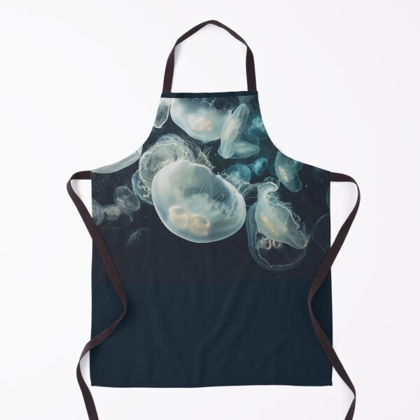 Item preview, white ocean jellyfish designed and sold by Pacesyte.