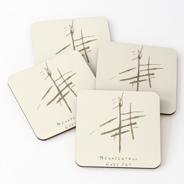 Item preview, Neanderthal Cave Art Texted designed and sold by Weston  Westmoreland.