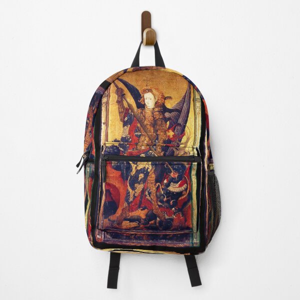Item preview, Saint Michael Archangel Vanquishing the Devil as Medieval Knight designed and sold by BulganLumini.