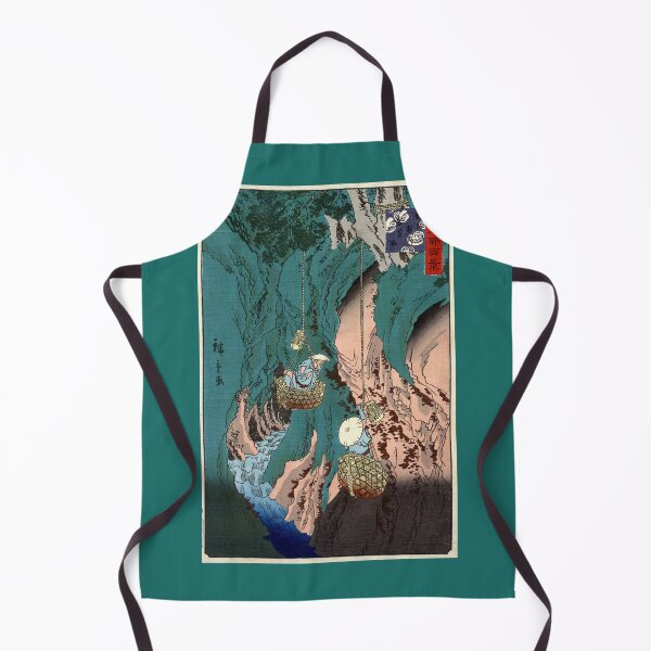 Item preview, Iwatake Mushroom Gathering At Kumano In Kishu - Hiroshige Utagawa - 1860 - woodcut designed and sold by CrankyOldDude.