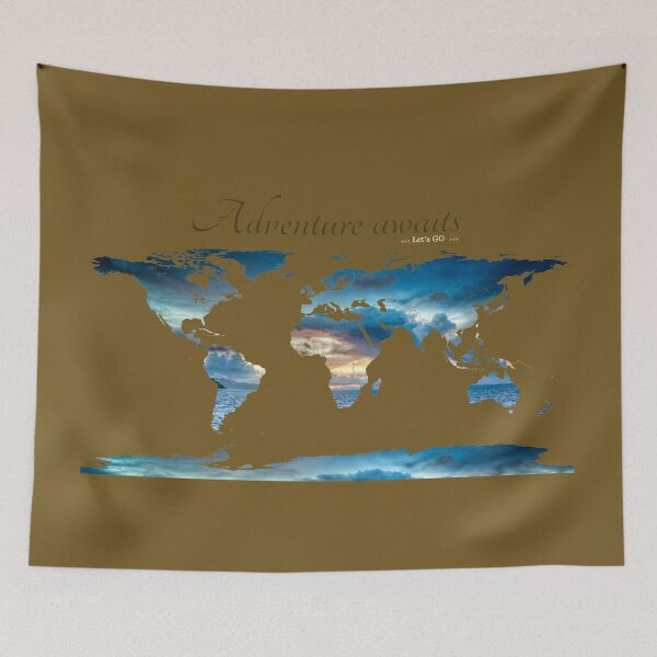 Item preview, Worldmap - adventure awaits designed and sold by Aurealis Creatief.