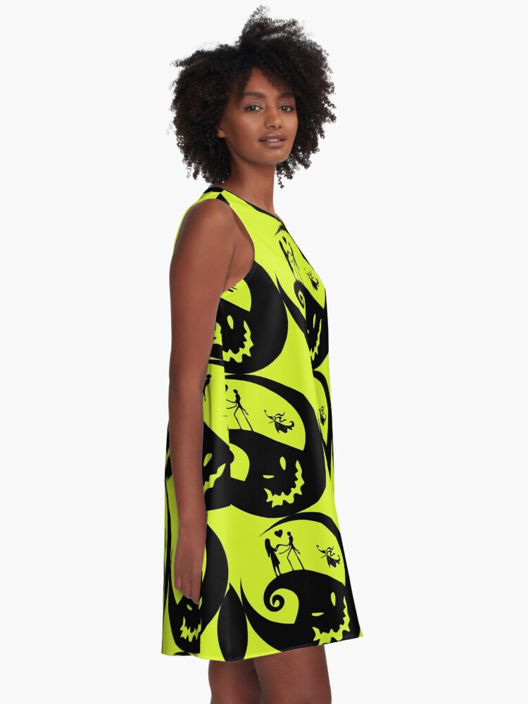 Alternate view of Jack skellington A-Line Dress