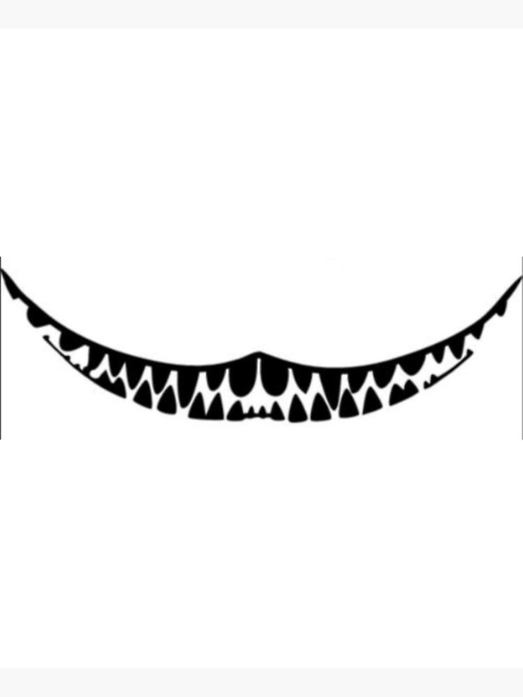 Carte De Vœux Dessin Design Illustration Masque Le Sourire Du Chat Du Cheshire Sourire Art Les Aventures D Alice Au Pays Des Merveilles Par Morgraat Redbubble