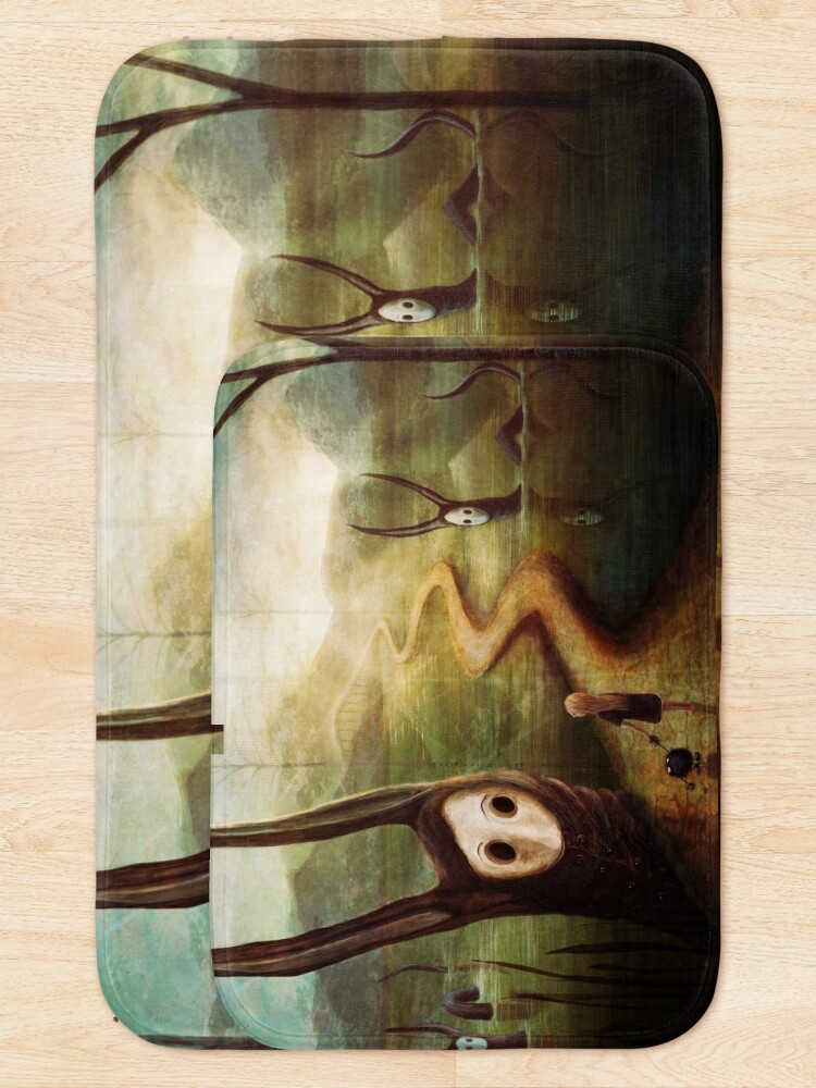 Alternate view of "May we pass by?" Bath Mat