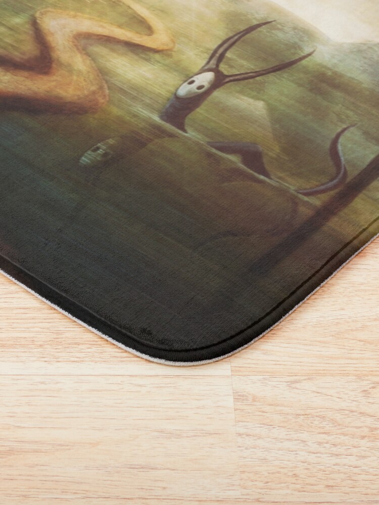 Alternate view of "May we pass by?" Bath Mat