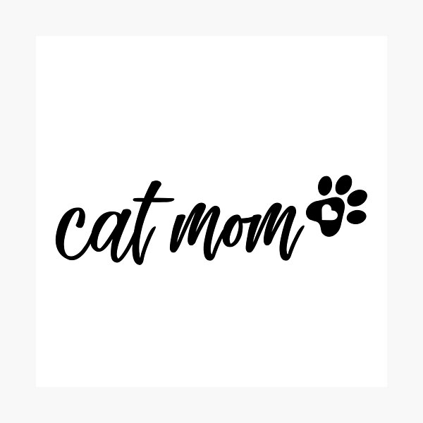 Item preview, cat mom  designed and sold by bone  apart.
