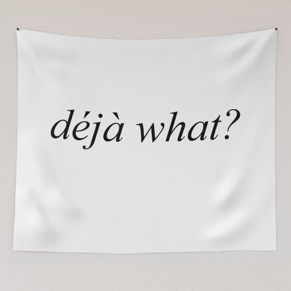 Item preview, Déjà what | Typography designed and sold by rsty11.