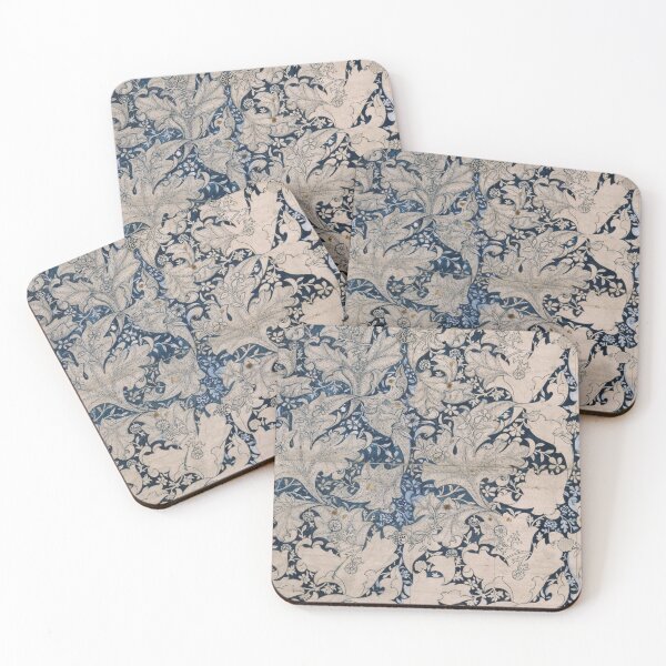 Item preview, Moroccan Blue tile ornament folk art ornamental repeated pattern  designed and sold by conceptDVS.