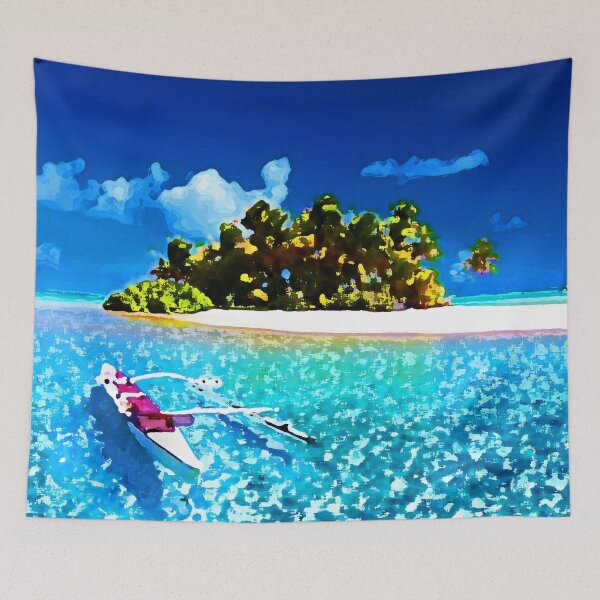 Item preview, Tahiti Polynesia dream island designed and sold by CakTheo.