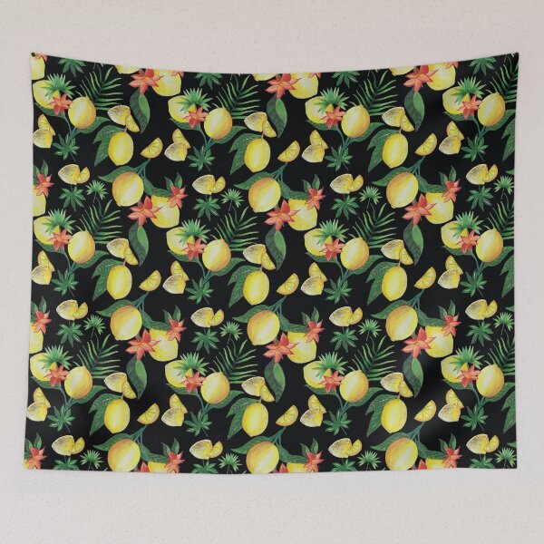 Item preview, Tropical lemon Hawaiian vibe designed and sold by studiogulaabo.