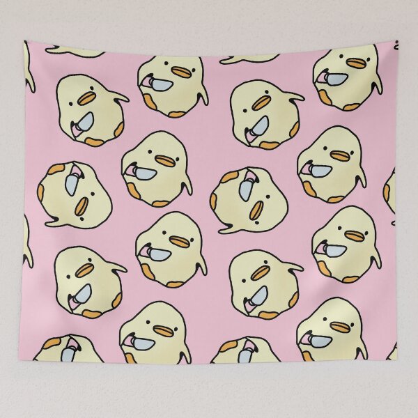 Item preview, Pattern - dangerous cute chicken with a knife designed and sold by ItsMemeMachine.