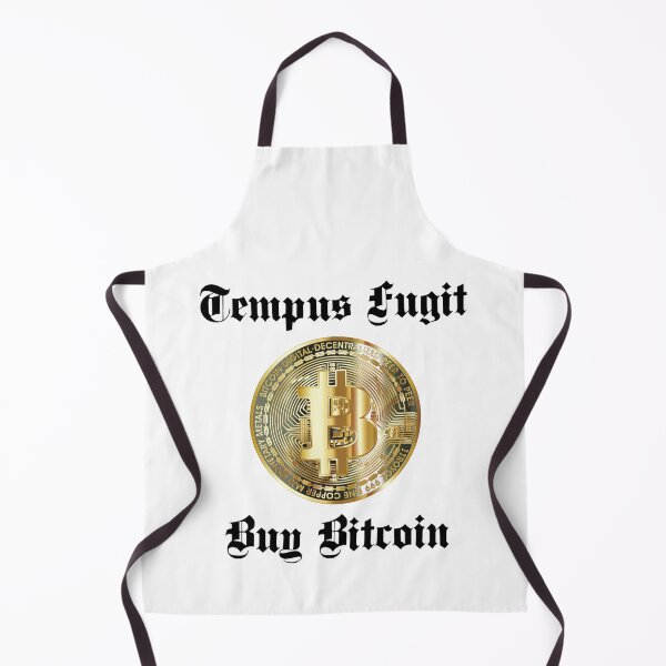 Item preview, Time Flies, Buy Bitcoin.  Latin Script, Tempus Fugit designed and sold by Tom Carpenter.