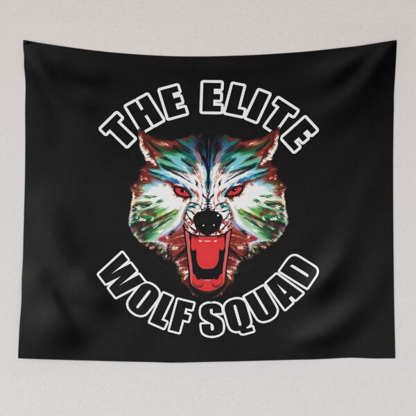 Item preview, The Elite Wolf Squad Design Colorful  designed and sold by vineeth.
