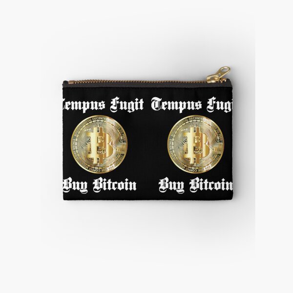 Item preview, Time Flies, Buy Bitcoin.  Latin Script, Tempus Fugit designed and sold by Tom Carpenter.