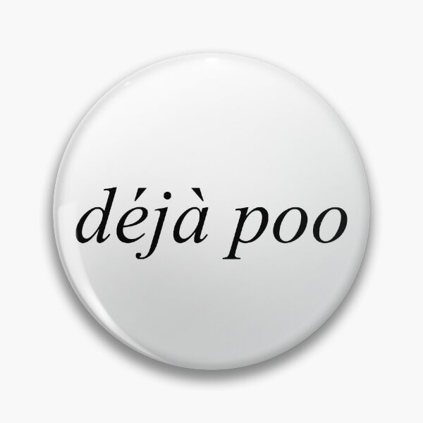 Item preview, Déjà poo | Typography designed and sold by rsty11.