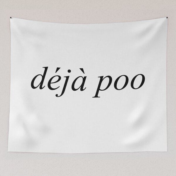 Item preview, Déjà poo | Typography designed and sold by rsty11.