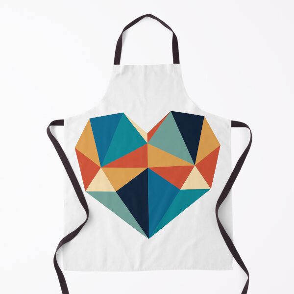 Item preview, Retro Geo Heart designed and sold by Foodie2thecore.