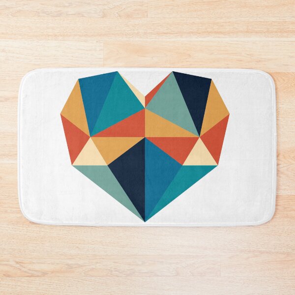 Item preview, Retro Geo Heart designed and sold by Foodie2thecore.
