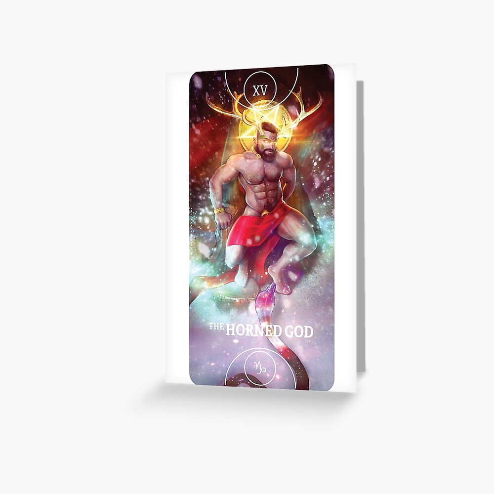 "TAROT XV" Greeting Card for Sale by AmunRa Redbubble