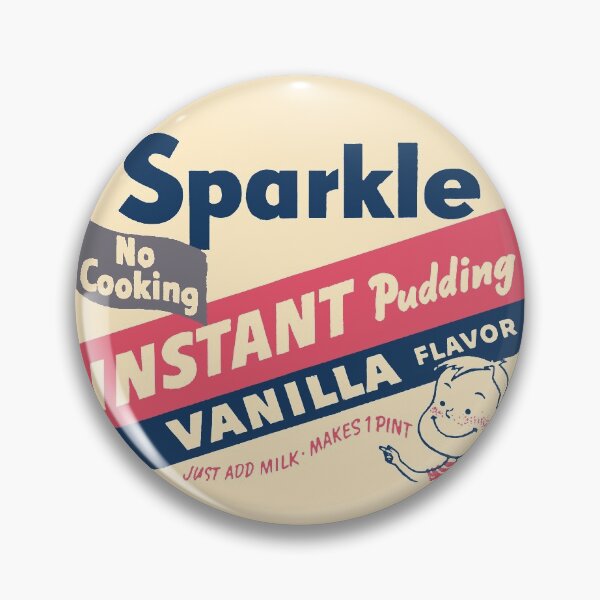 Item preview, SPARKLE INSTANT PUDDING PACKAGING designed and sold by ThrowbackAds.
