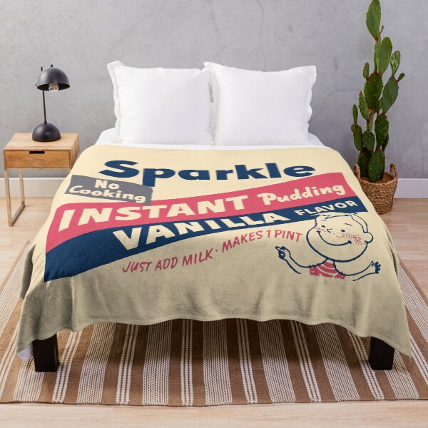 Item preview, SPARKLE INSTANT PUDDING PACKAGING designed and sold by ThrowbackAds.