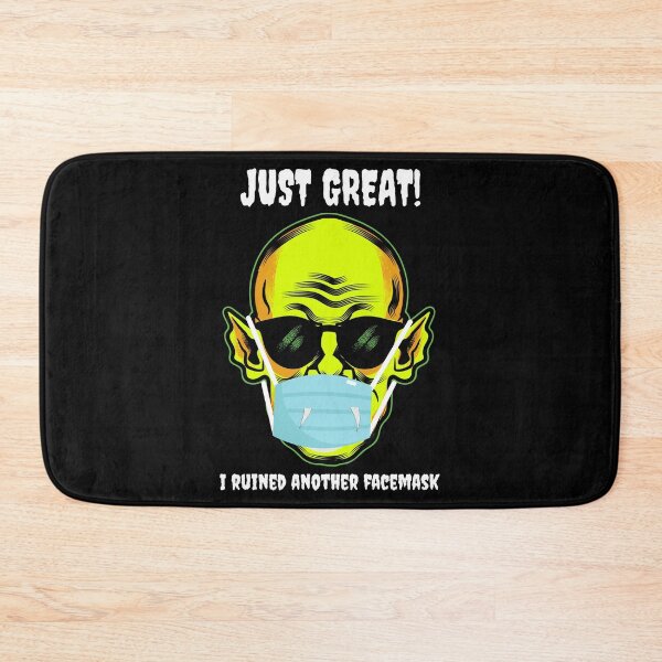Item preview, Dracula Vampire Ruined Facemask Quarantine Halloween 2020 designed and sold by MoonsmileProd.
