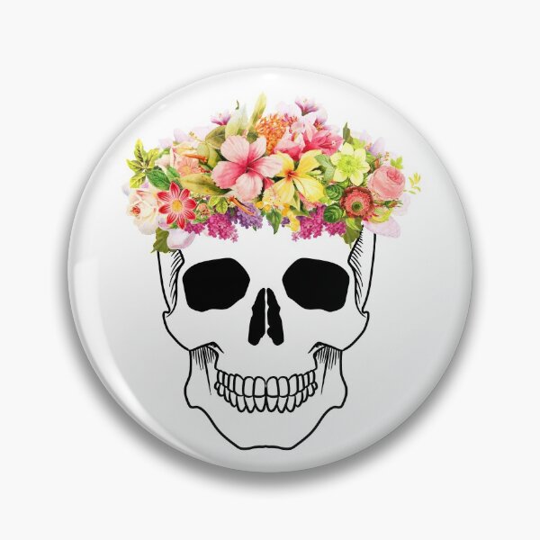 Item preview, Floral Skull designed and sold by bone  apart.