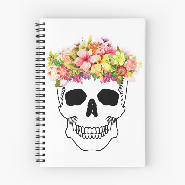 Item preview, Floral Skull designed and sold by bone  apart.