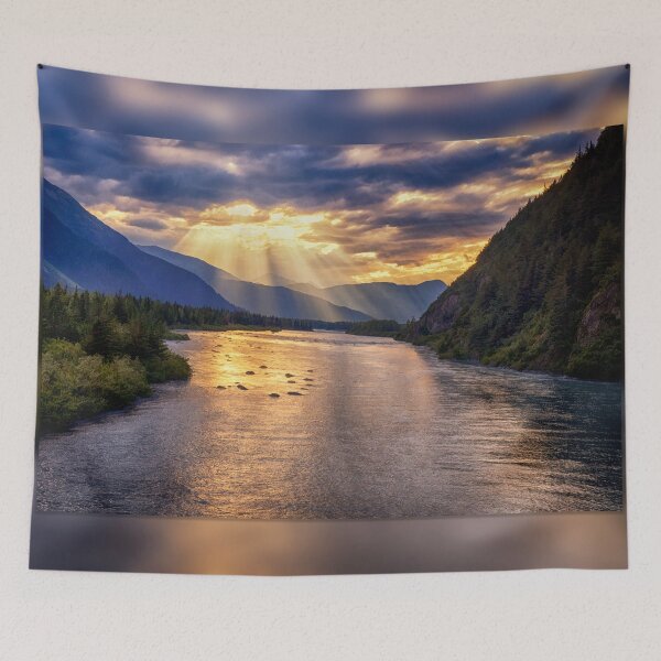 Item preview, Portage River Sunset - Alaska designed and sold by Kathy Weaver.