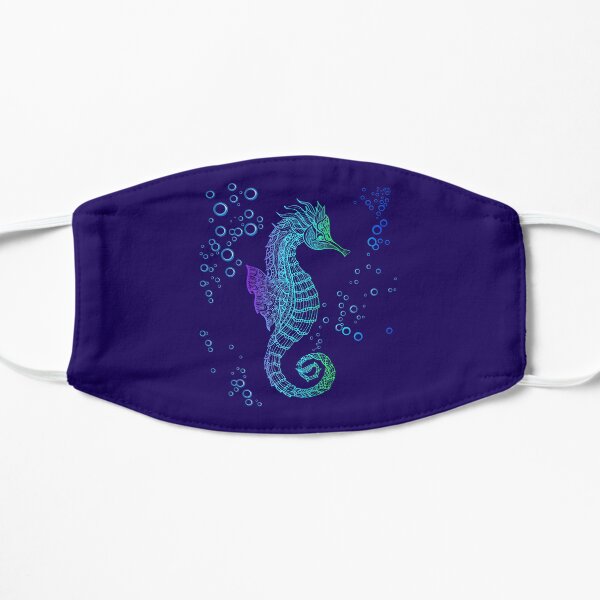 Tribal Seahorse Flat Mask