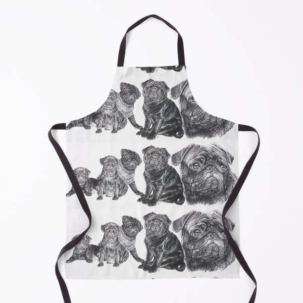 Item preview, Black Pug Wrap designed and sold by BarbBarcikKeith.