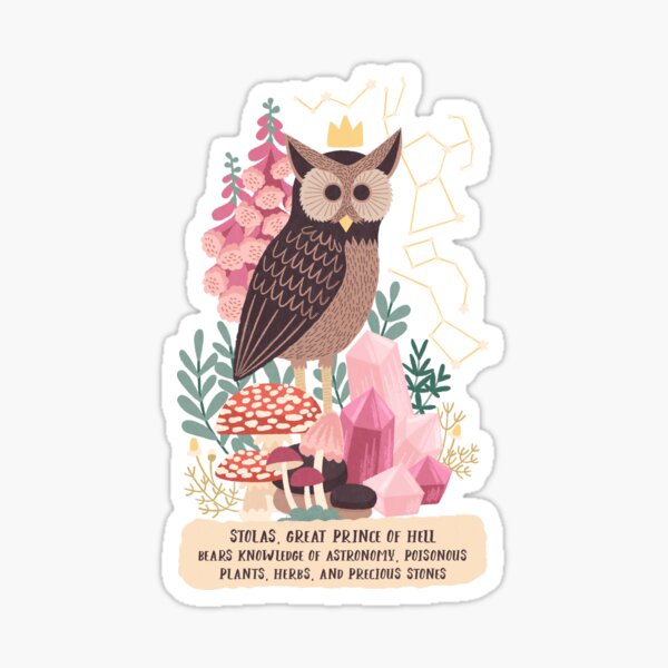 Stolas, Great Prince of Hell Sticker