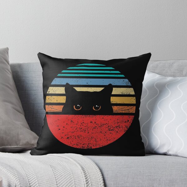 Item preview, Funny Black Cat Retro Style designed and sold by KA DESIGNS.