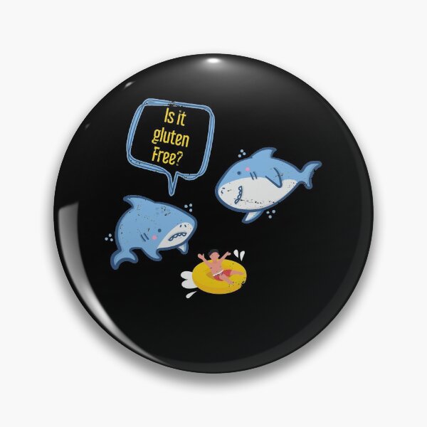 Item preview, Funny sharks gluten free designed and sold by bestshirtdesign.