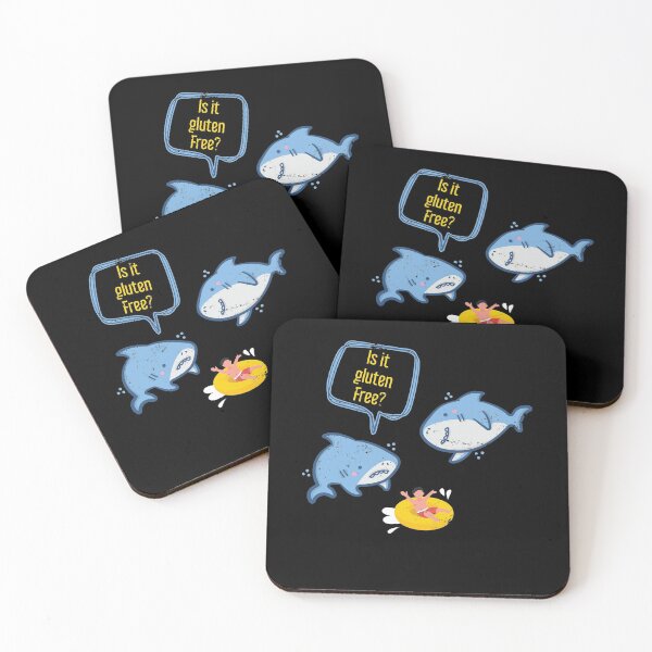 Item preview, Funny sharks gluten free designed and sold by bestshirtdesign.