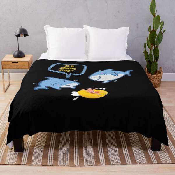 Item preview, Funny sharks gluten free designed and sold by bestshirtdesign.