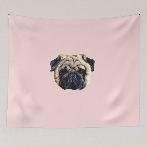 Item preview, Pug Squishy Cute Dog Face designed and sold by ElegantCat.