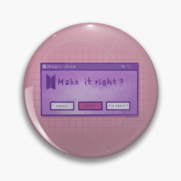 Item preview, Make it right sticker designed and sold by GlowInSnow.